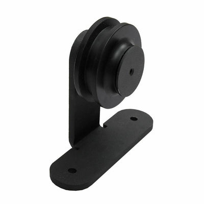 2.44M Antique Classic Style Single Sliding Barn Door Hardware Track Roller Kit