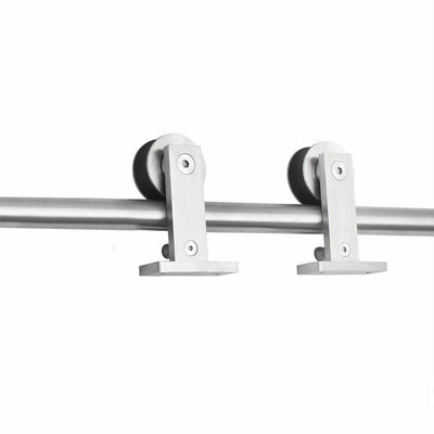 3M Antique Classic Style Single Sliding Barn Door Hardware Track Roller Kit