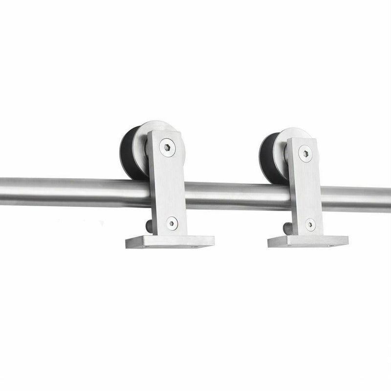 3M Antique Classic Style Single Sliding Barn Door Hardware Track Roller Kit
