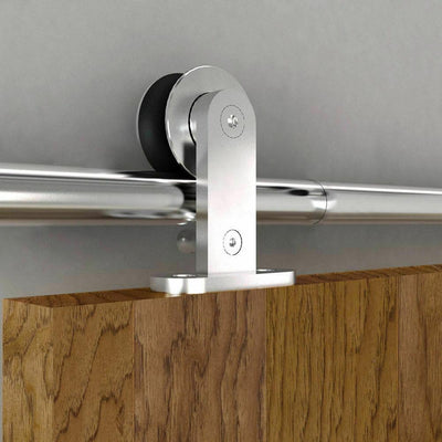 3M Antique Classic Style Single Sliding Barn Door Hardware Track Roller Kit