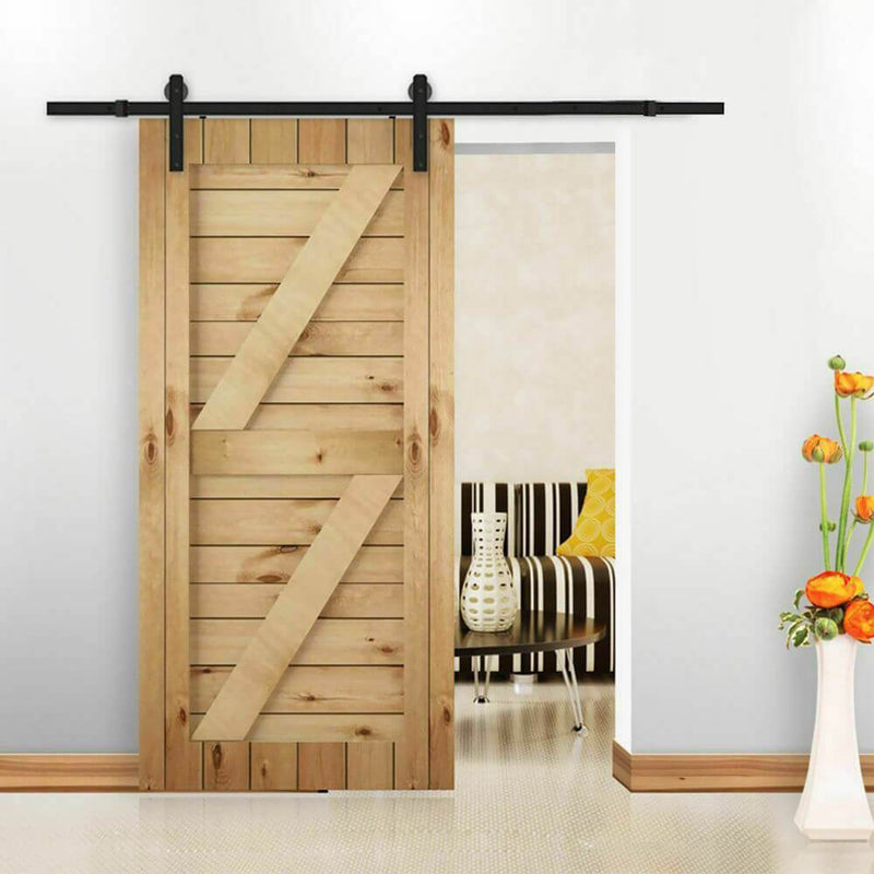 Antique Style Sliding Barn Double Door Hardware Damper Quiet Closing Tool Kit