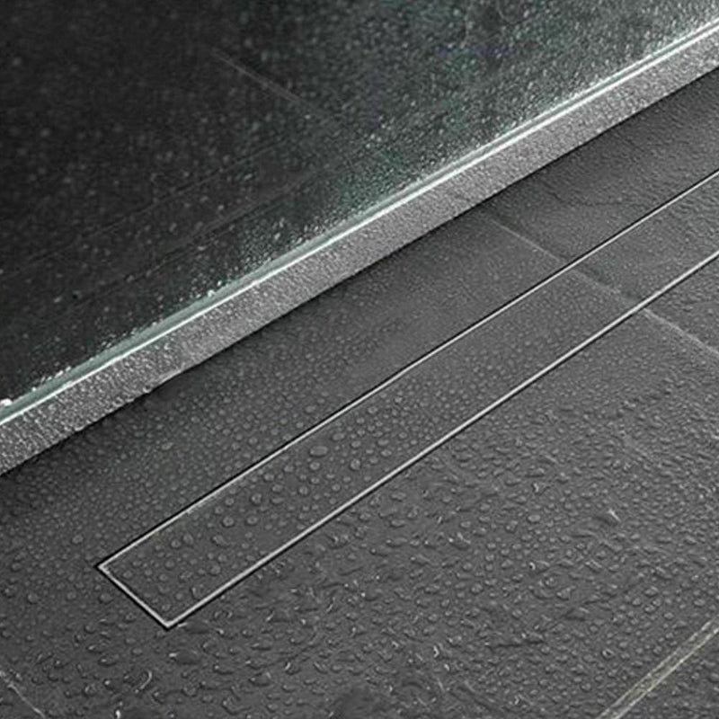 800MM Stainless Steel Tile Insert Bathroom Shower Grate Drain Floor Linear