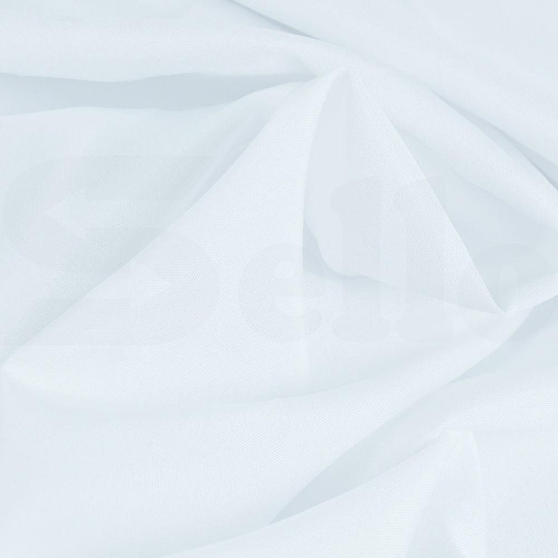 1 Pc 220cm White Round Fitted Tableclothes Hemmed Edges Trestle Event Wedding