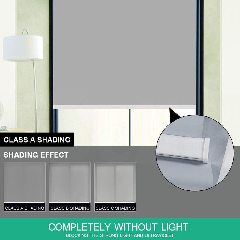 Quality Modern Blockout Roller Blinds Curtain Full Sun Shading Room Darkening