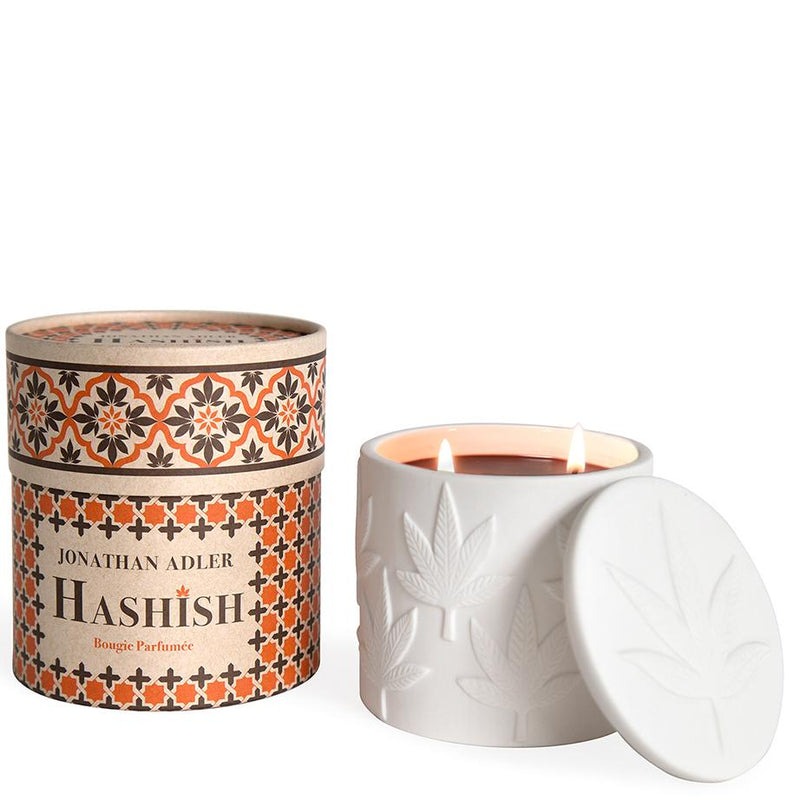 Hashish Ceramic Candle