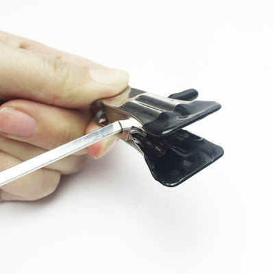 15x Metal Clip Hangers Trouser Skirt Coat Pants Bulk Clothes Clothing Coathanger