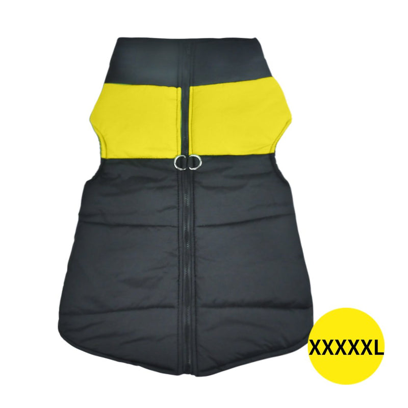 PaWz PaWz Dog Winter Jacket Padded Pet Clothes Windbreaker Vest Coat 5XL Yellow