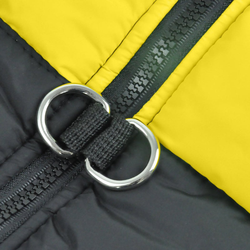 PaWz PaWz Dog Winter Jacket Padded Pet Clothes Windbreaker Vest Coat 5XL Yellow