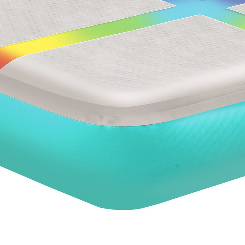 0.6M X 1M Air Track Block Inflatable Mat Airtrack Tumbling Air Gymnastics Blue