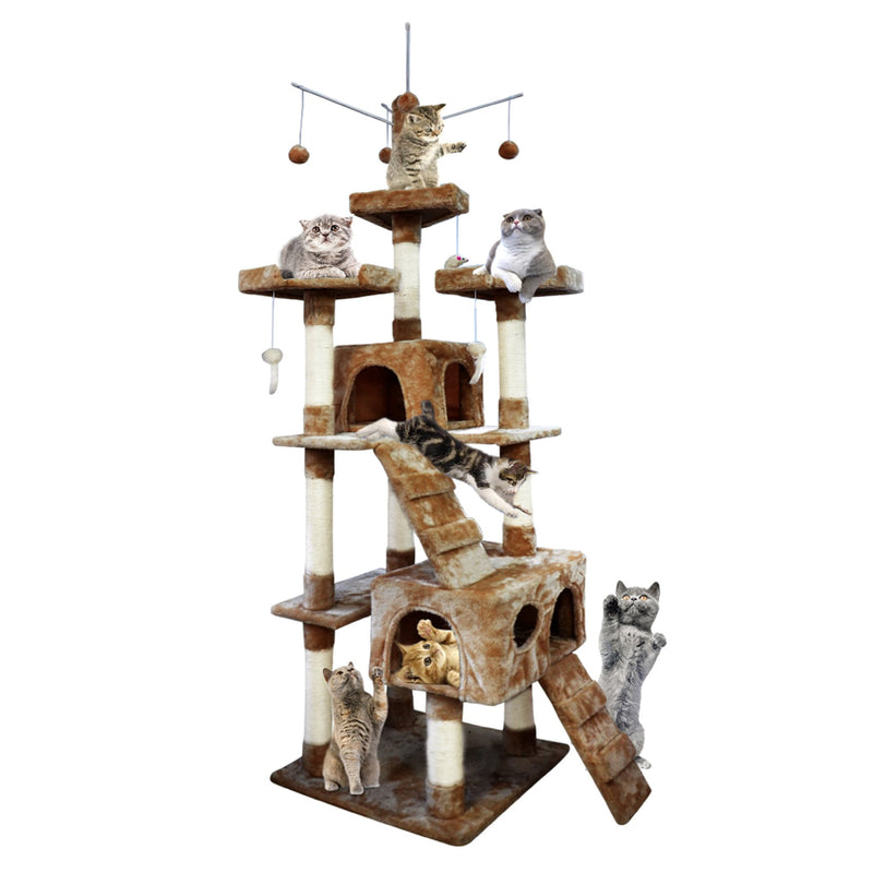 PaWz 2.1M Cat Scratching Post Tree Gym House Condo Furniture Scratcher Tower