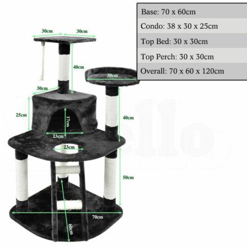 PaWz 1.2M Cat Scratching Post Tree Gym House Condo Furniture Scratcher Tower