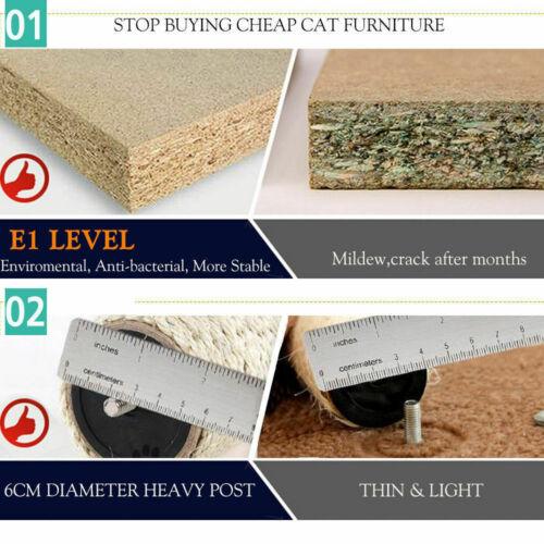 PaWz 1.2M Cat Scratching Post Tree Gym House Condo Furniture Scratcher Tower