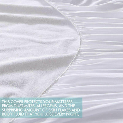 DreamZ Fitted Waterproof Bed Mattress Protectors Covers Super King