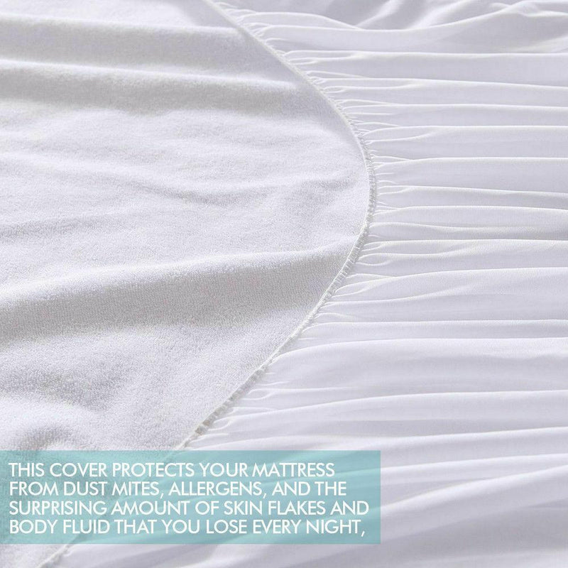 DreamZ Fitted Waterproof Bed Mattress Protectors Covers Super King