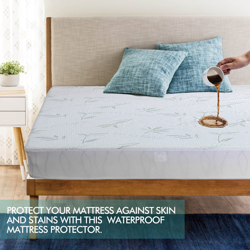 DreamZ Fitted Waterproof Bed Mattress Protectors Covers Super King
