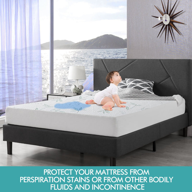 DreamZ Fitted Waterproof Bed Mattress Protectors Covers Super King