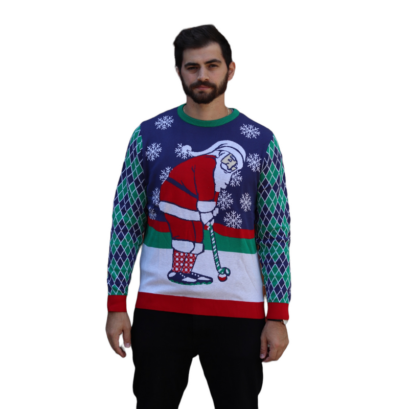 Playful Santa Ugly Christmas Sweater