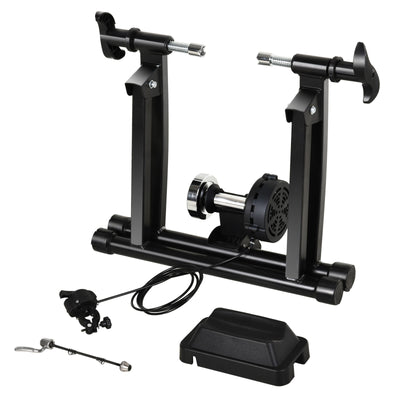 Indoor Magnetic Bike Bicycle Trainer Stand 5 Level Resistance Black