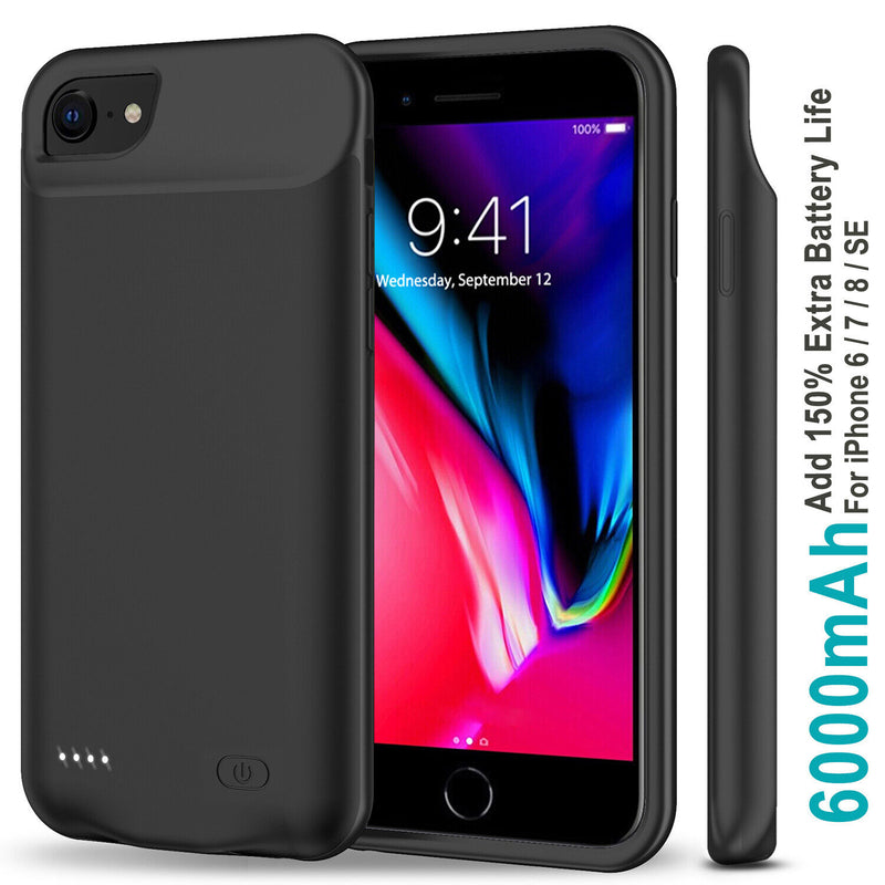 6500mAh Portable Protective Battery Case for Apple iPhone 12 / 12 Pro 6.1" 2020