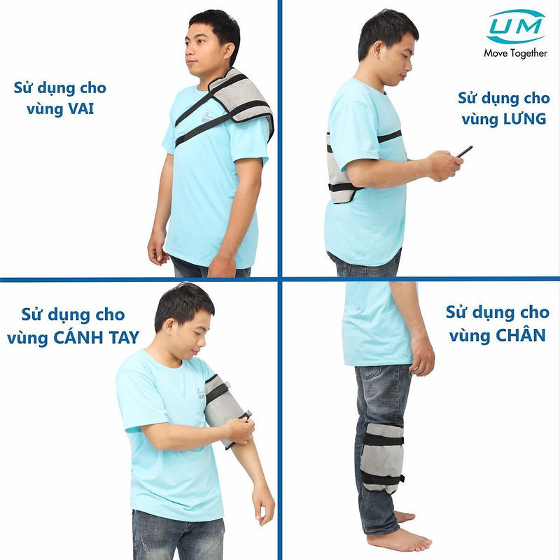Reusable Hot &amp; Cold Soft Gel Bag With Starp For First Aid Pain Relief Therapy CA