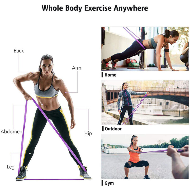 Yellow-Price Heavy Duty Power Pull Up Resistance Bands for Home Gym Yoga Workout