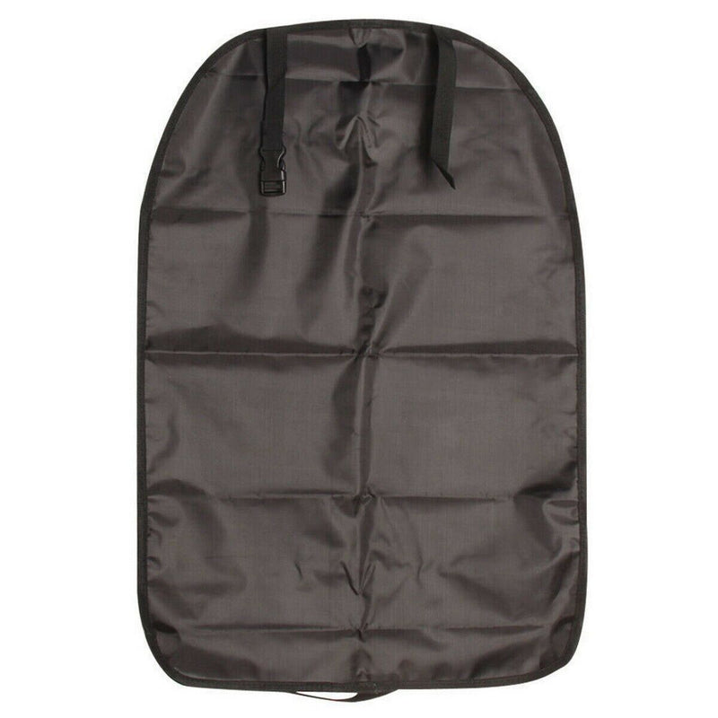 2PCS Car Back Seat Protectors Covers Two Storages Pockets Kids Kick Mat Care