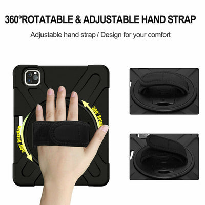 [Support Pencil Charging] Shockproof Rugged Case w/Kickstand for iPad Pro 11inch