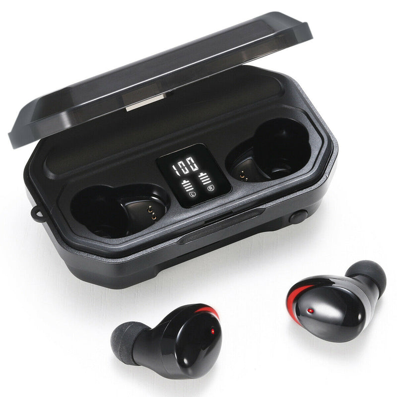 True Wireless Bluetooth 5.0 in-Ear Earbuds (Built-in Mic,Stereo,40Hrs Playtime)