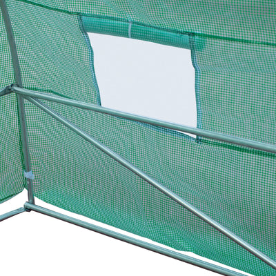 26.2&apos; L Walk-in Greenhouse Growing House Ventilation Large Outdoor Premium Steel