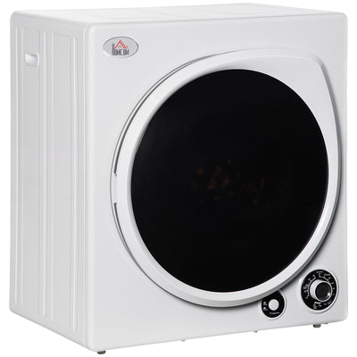 HOMCOM Compact Laundry Dryer 1350W Portable Clothes Dryer with 5 Drying Modes