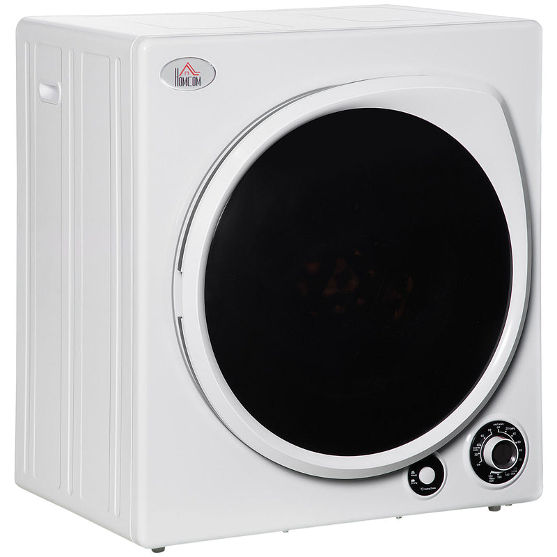 HOMCOM Compact Laundry Dryer 1350W Portable Clothes Dryer with 5 Drying Modes