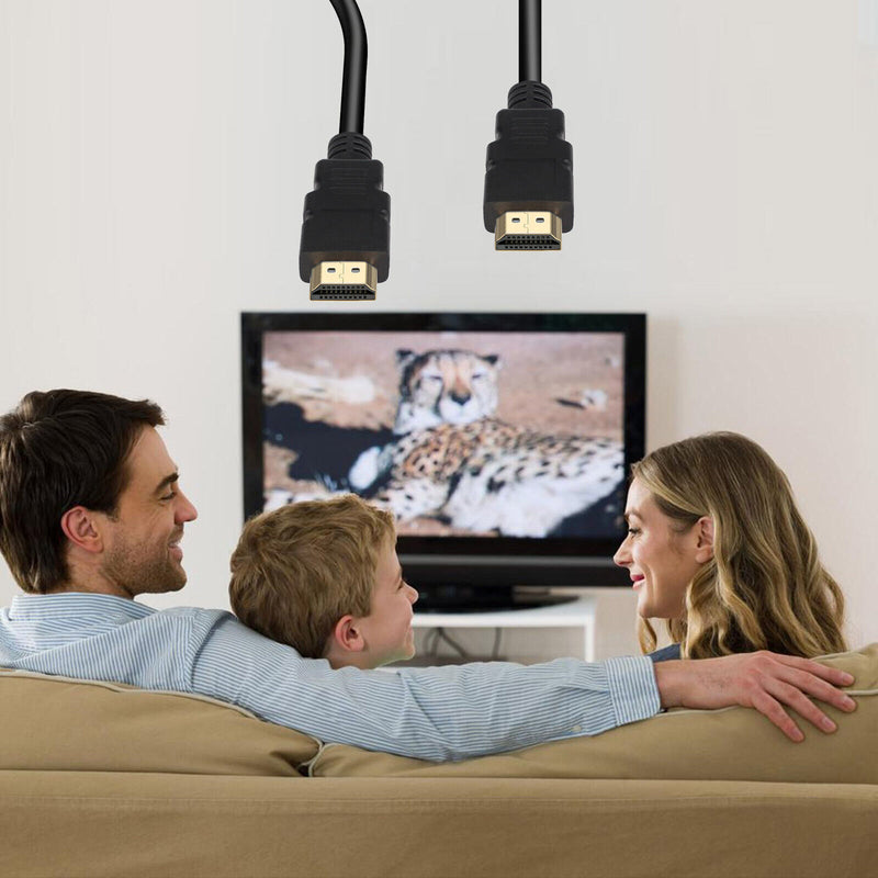 Short and Long HDMI Cable 1080p Ethernet ARC HDTV 1.5 2 3 6 10 15 25 30 50 66 FT