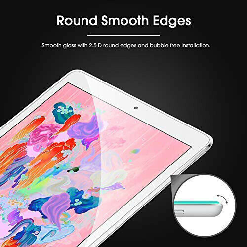 FOR 2021 iPad Pro 12.9" 5th M1 [Anti Scratch] HD 9H Tempered Glass Guard, 2-Pack
