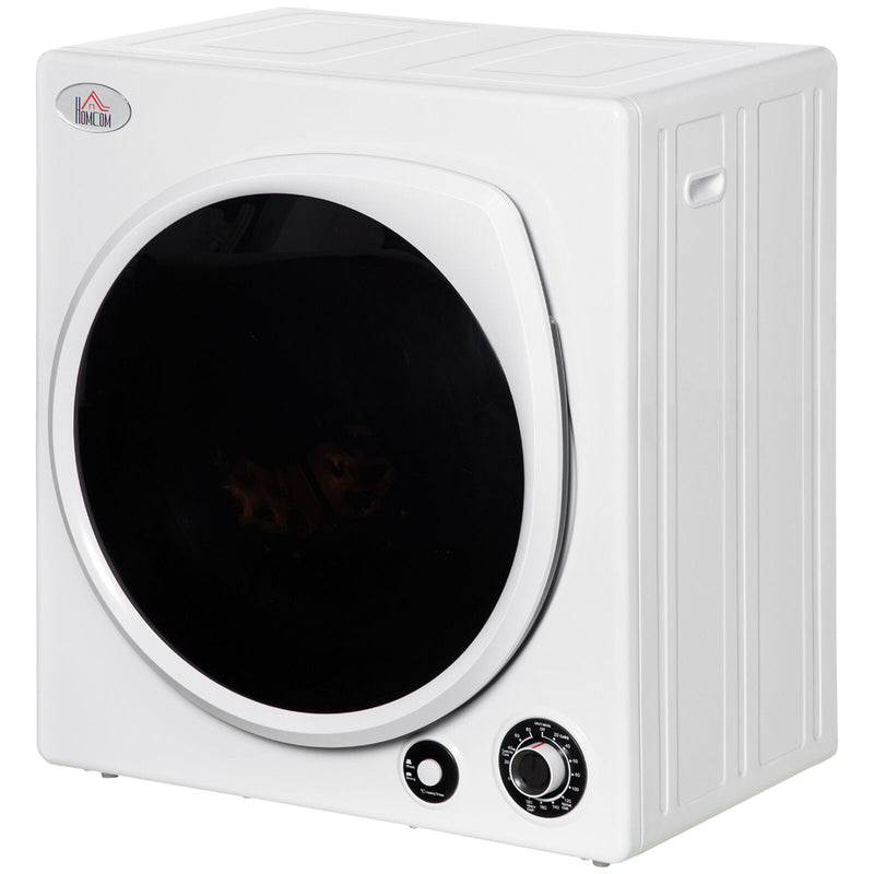 HOMCOM Compact Laundry Dryer 1350W Portable Clothes Dryer with 5 Drying Modes