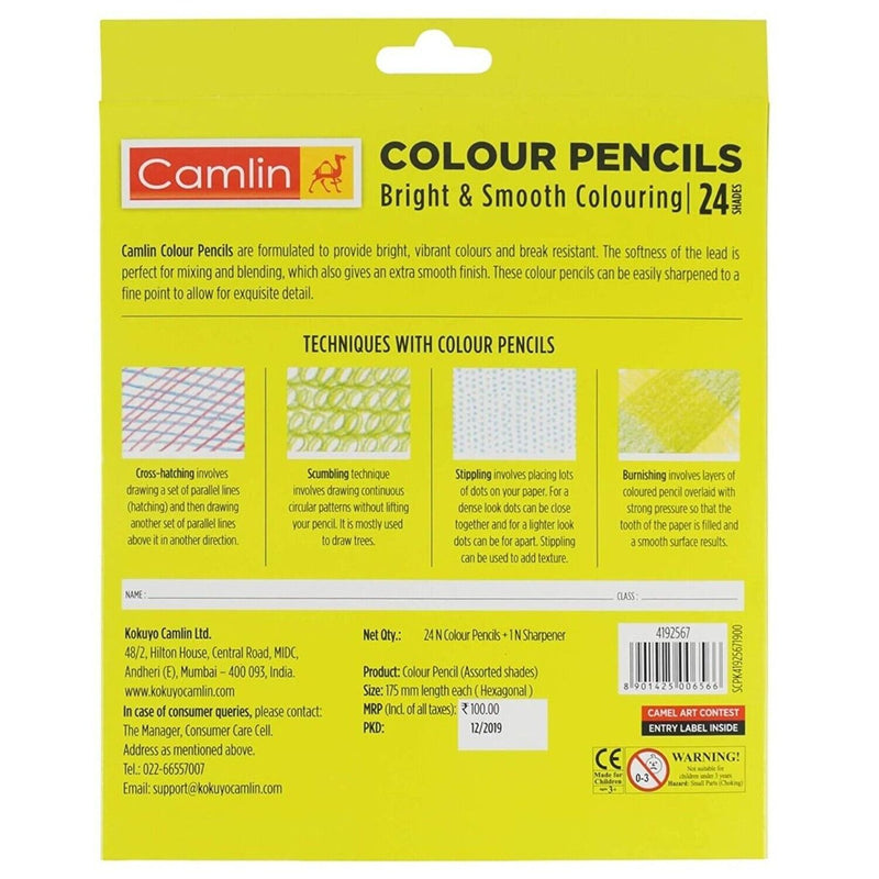 Water Coloured Pencils 24Colours for Artists Water colour Pencil for School Kids