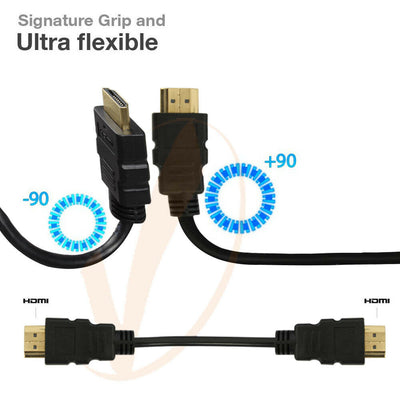 Short and Long HDMI Cable 1080p Ethernet ARC HDTV 1.5 2 3 6 10 15 25 30 50 66 FT