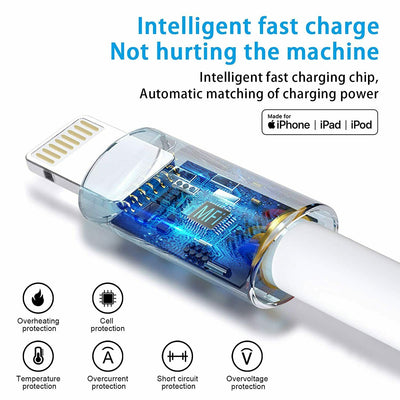 3.3 / 6.6ft yellowknife Apple MFi Certified - Lightning Cable for iPhone 5 6 7 8