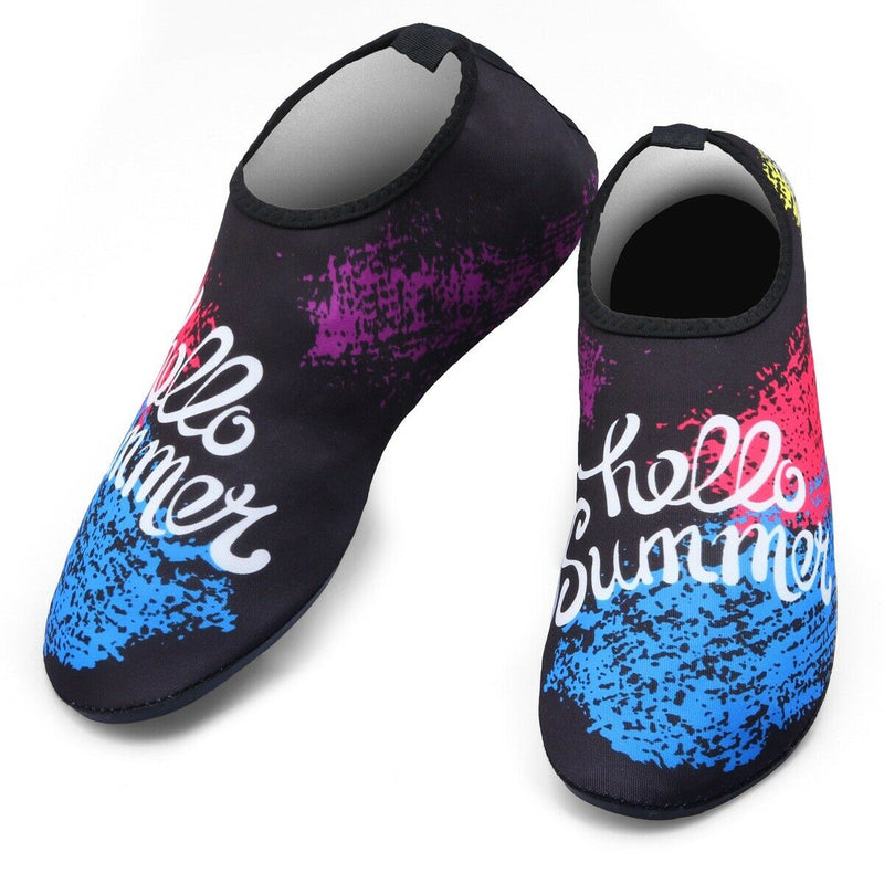 1/2 Pairs Slip-on Quick Dry Water Sports Shoes for Pool Beach Surf Walking Water