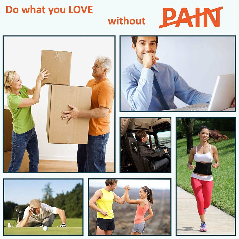 Adjustable Back Braces for Lower Back Pain Relief for Gym,Posture,Lifting,Work