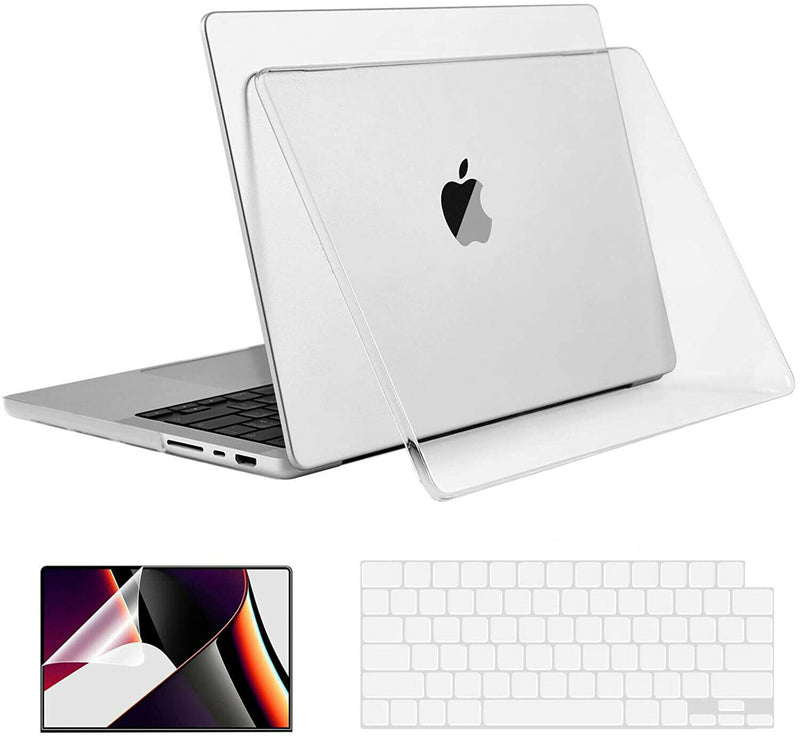 [3 IN 1] Crystal Clear Shell+KB Cover+LCD Film for 2021 MacBook Pro 14" / 16" M1