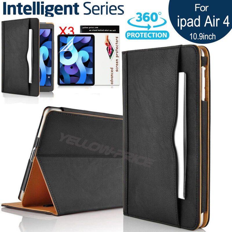 For Apple iPad Air 4th 10.9" A2324/A2325/A2072 Leather Folding Folio Stand Case