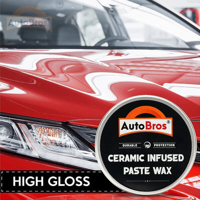 CERAMIC CAR COATING Paste Wax Infused With Ceramic High Gloss, Water Beading Wax