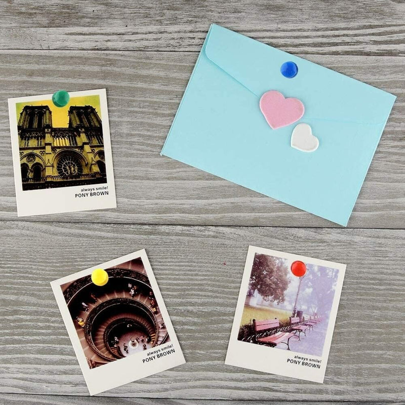 100x 4 in 1 clip box T Push Binder Clips set for School Office Supplies kit set