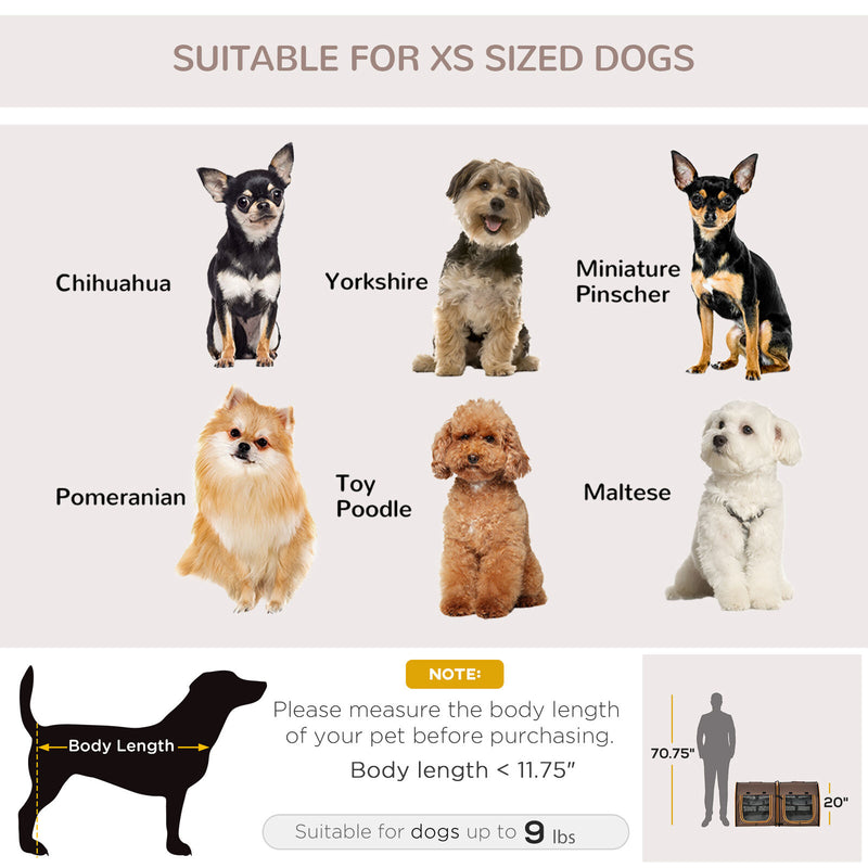 Large Portable Double Cat Pet Carrier Kennel Bag Oxford Travel Car Seat