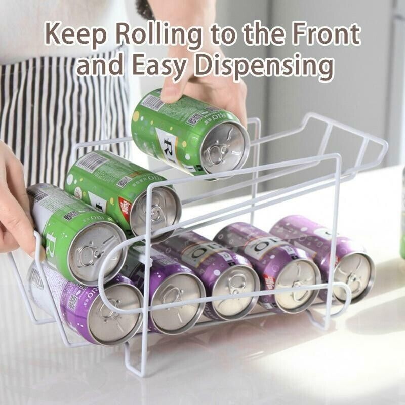Double-layer Cans Storage Holders Racks Beverage Soda Coke Beer Can Dispenser
