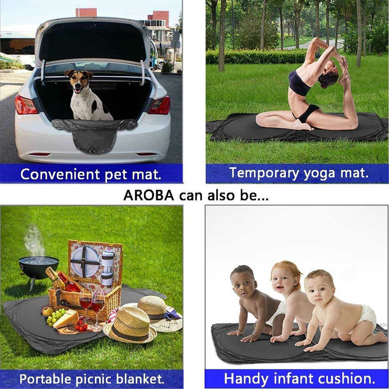 63"x35" Foldable 210T Windshield Sun Shade Provide Maximum UV and Sun Protection