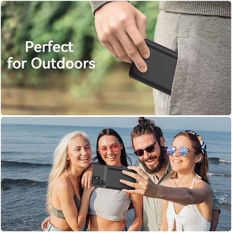 4800mAh Extended Battery Charger Protective Case for Galaxy S22 Ultra 5G 6.8inch