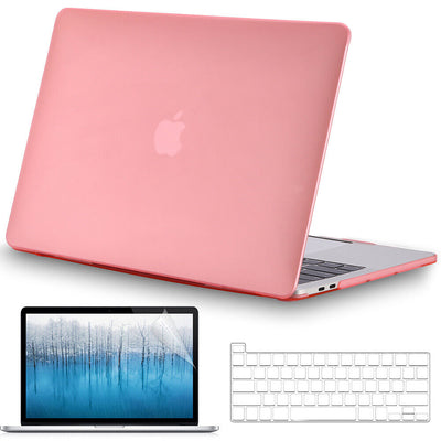 3 IN 1 Rubberized Shell+KB Cover+LCD Film for MacBook 13" A2338 M1, A2289, A2251