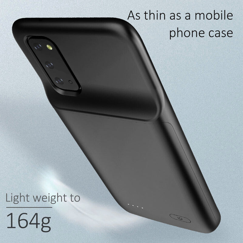 Battery Case + 2x Screen Protector + 2x Lens Protector for Galaxy S21 S21+ S21U