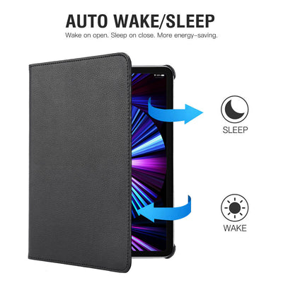 360 Degree Rotating Stand Protective Case for 2021 Apple iPad Pro 11" / 12.9" M1